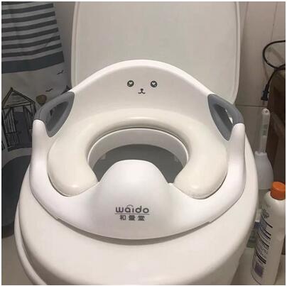 日本和愛堂兒童馬桶圈嬰幼坐便器男寶寶女小孩廁所PU軟坐墊便盆架【摩可美家】