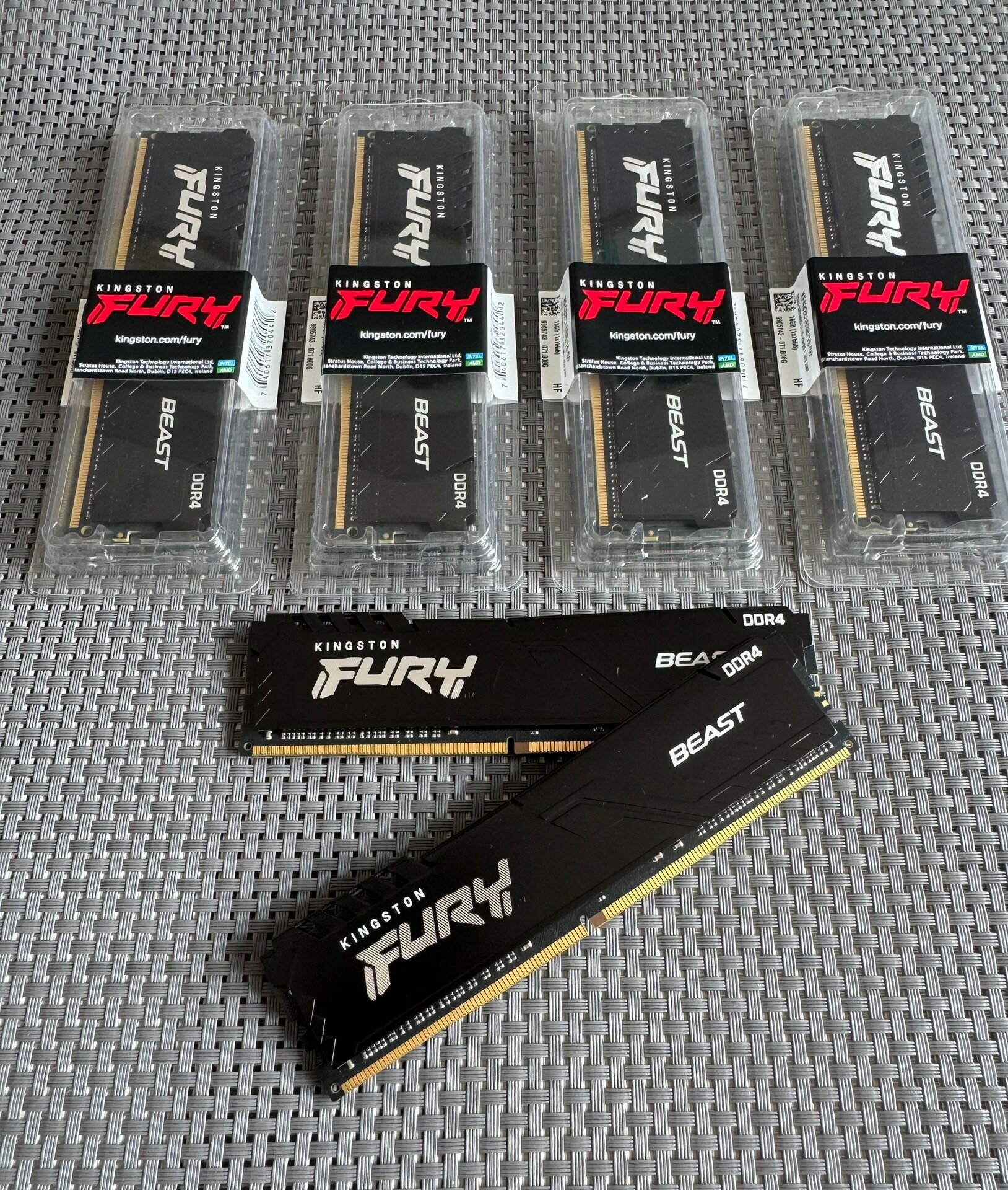 金士頓16g 3200 2666 DDR4駭客神條臺式機32G（16gx2）連號套裝 1【北歐居家生活】