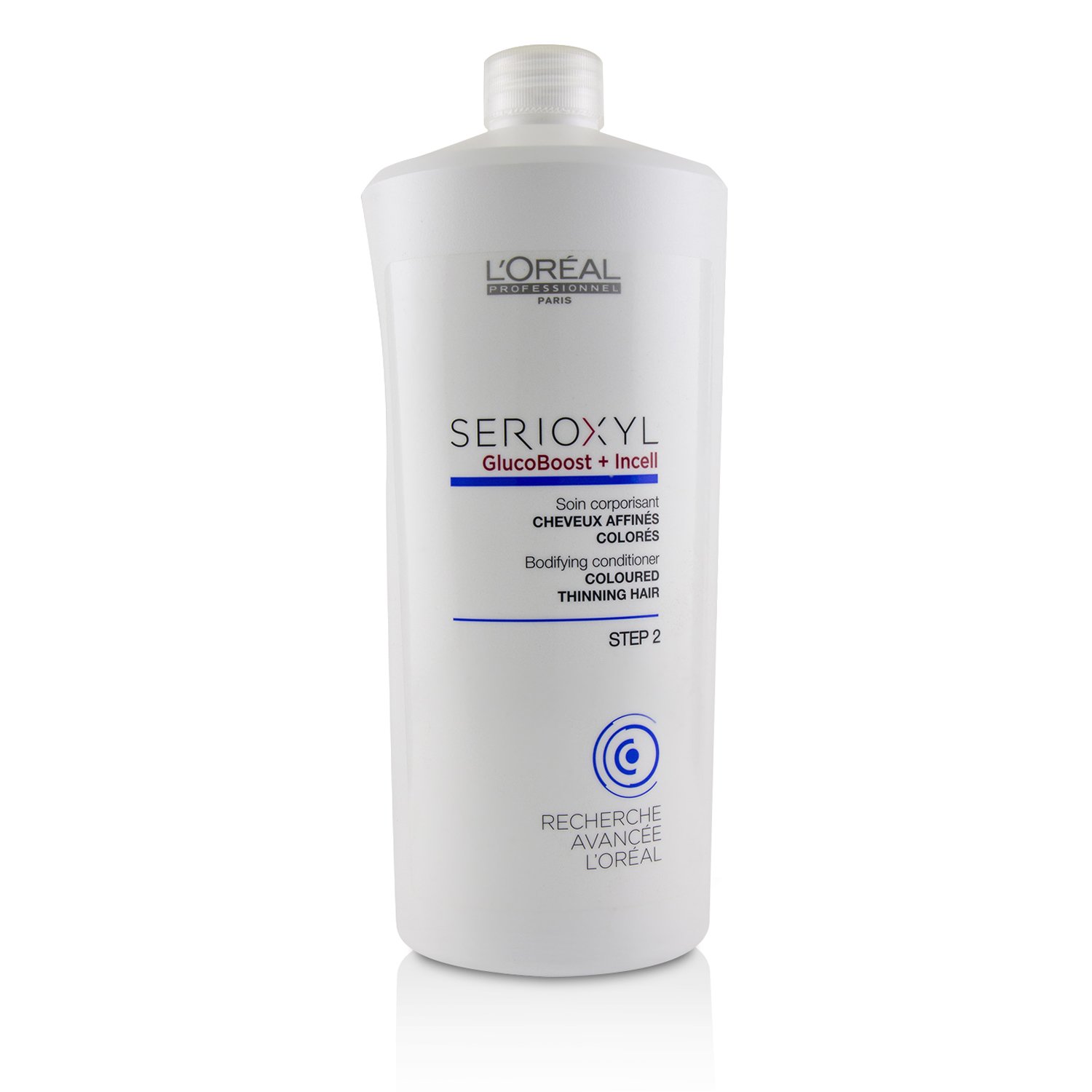 萊雅 L'Oreal - 絲芮雅1號活力乳Professionnel Serioxyl GlucoBoost + Incell Bodifying Conditioner(染色稀疏頭髮)