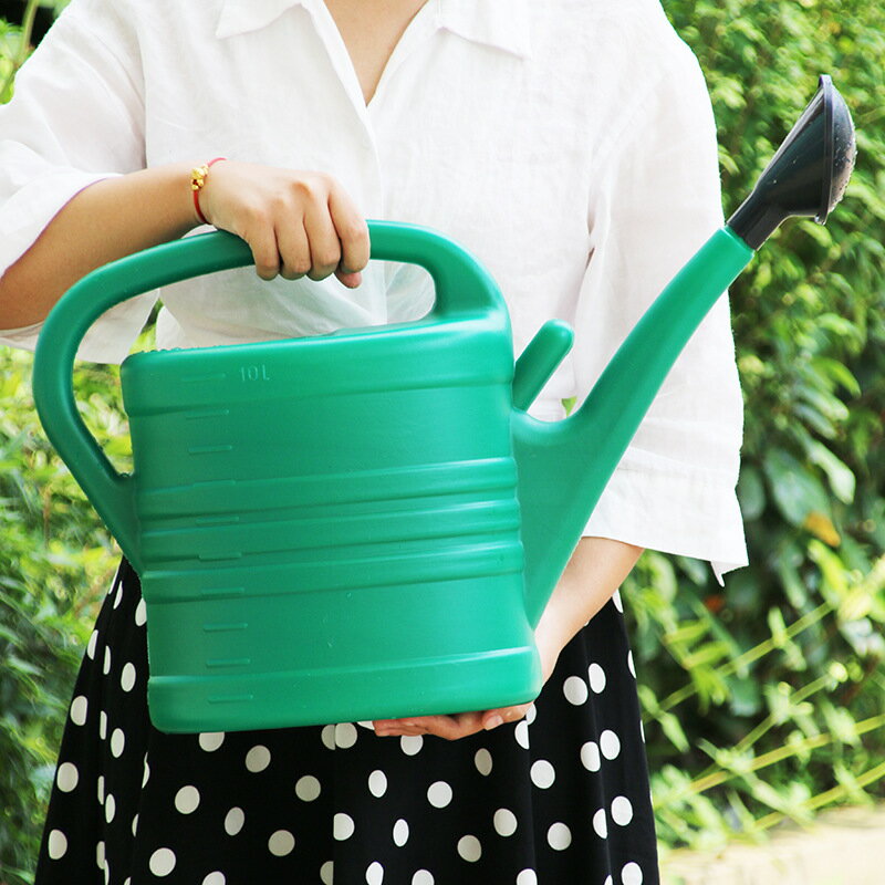 塑料灑水壺加厚長嘴淋花噴壺大容量種菜園藝澆花噴水壺