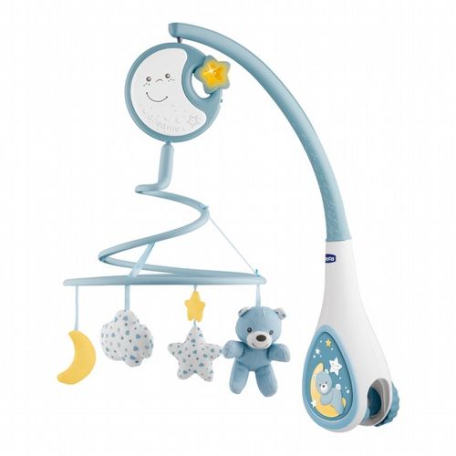 Chicco 多功能床頭古典音樂鈴(粉藍)★衛立兒生活館★