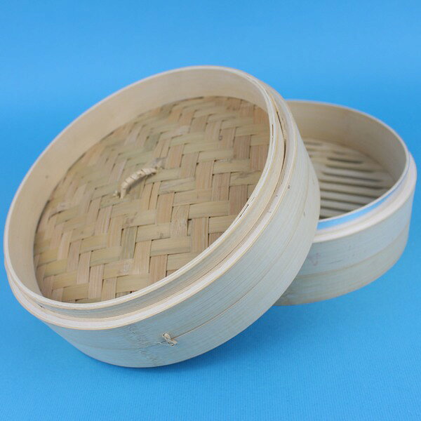 8吋竹編蒸籠 上蓋+中層竹編蒸籠 直徑24cm/一組2個入(特550)-智【APP滿額下單10%點數(單一帳號最高1000點)】9/30止