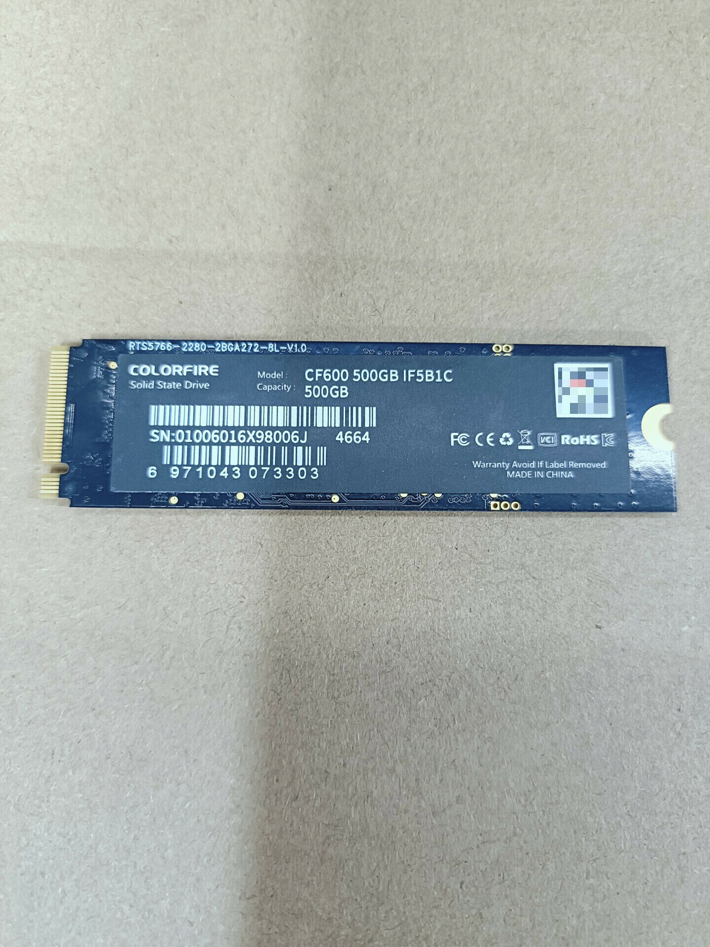 COLORFIRE CF600 500GB M2 NVMe固態硬碟 高效能讀寫 3D快閃記憶體 遊戲文書必備 台灣現貨