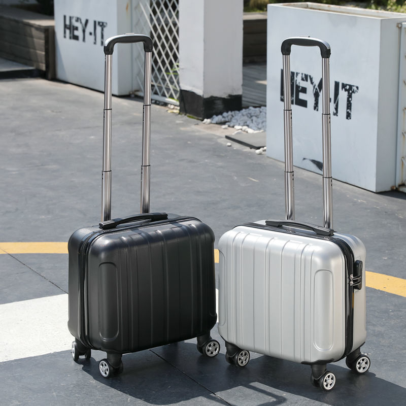 新款18寸小型行李箱 可登機 旅行密碼箱 男萬向輪便捷拉桿箱 女皮箱 子 交換禮物全館免運