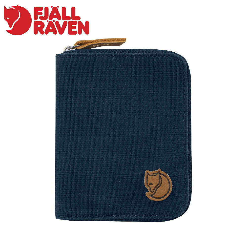 【Fjallraven 小狐狸 Zip Wallet皮夾《海軍藍》】F24216/錢包/卡夾/短夾