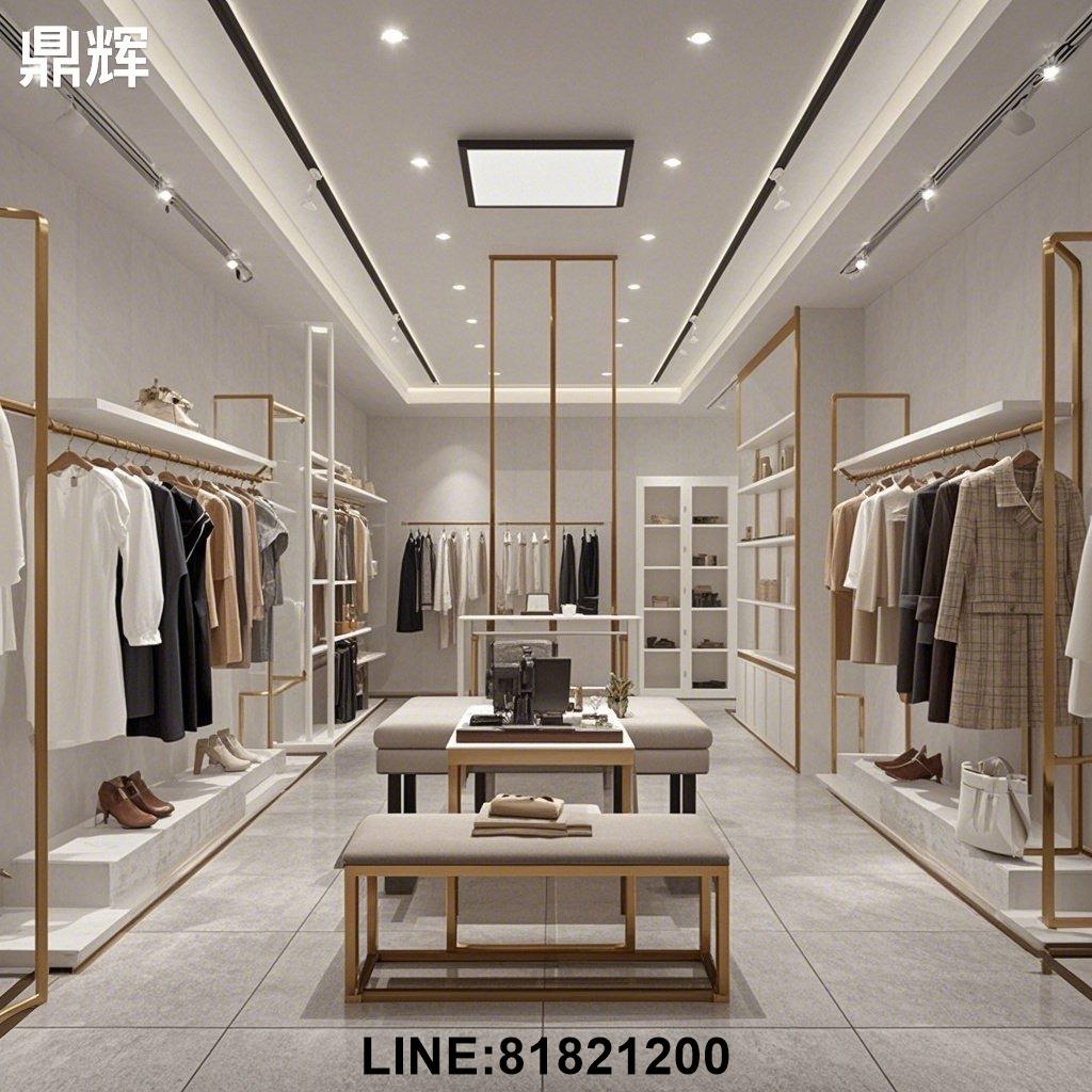 珠寶櫃 展示櫃 首飾櫃 免運 熱銷 速發 附發票 服裝展廳展示櫃木質鐵藝烤漆展櫃多功能陳列櫃服裝展示架設計訂製 | 不二選 | 樂天市場Rakuten