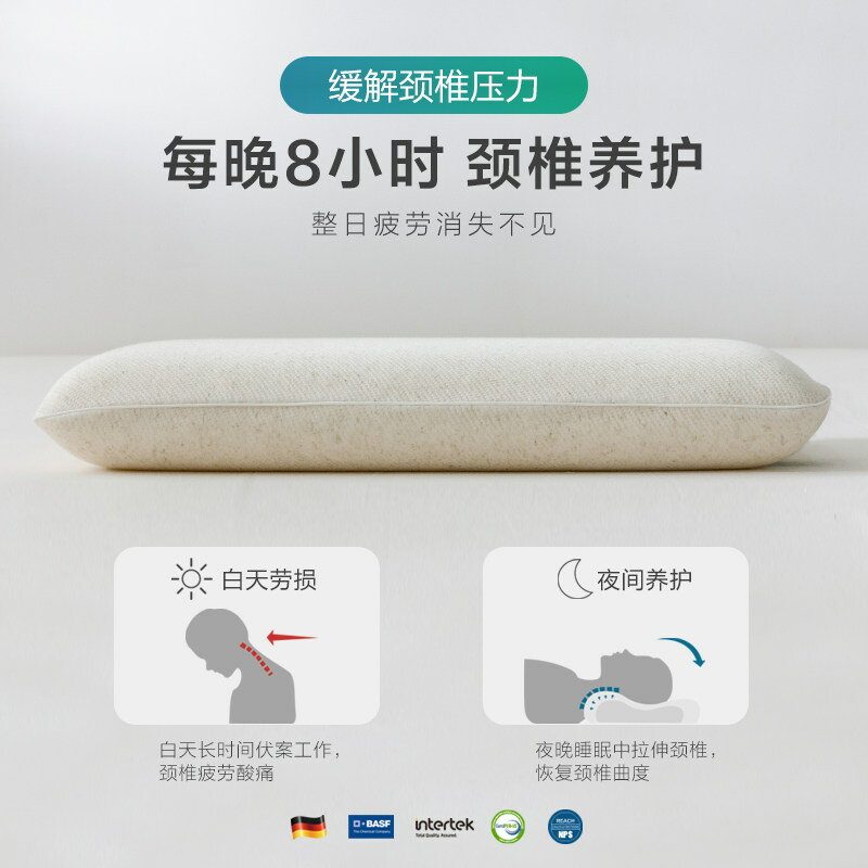 頸椎枕頭勁椎病專用成人保健助睡眠單人太空記憶棉枕芯護頸枕可洗