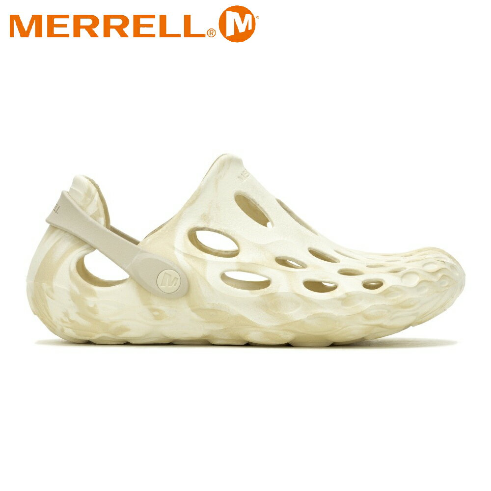 【MERRELL 美國 女 Hydro Moc 水陸兩棲洞洞鞋《大理石紋/奶油白》】ML006970/機能洞洞鞋/溯溪鞋