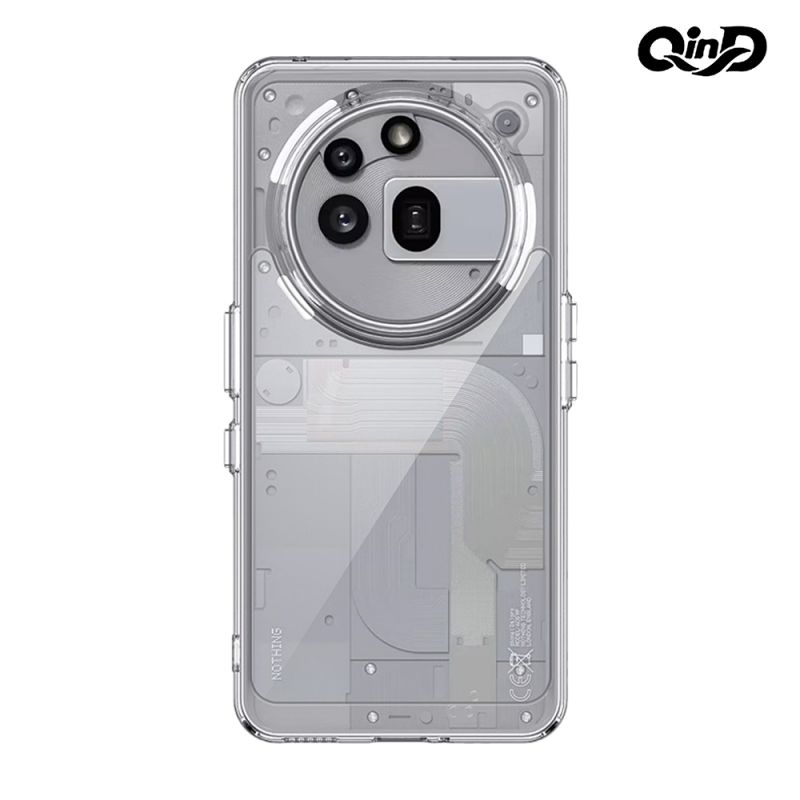 手機殼 防摔殼 QinD  Nothing Phone (3a) Pro 雙料太空殼 手機殼 保護套 雙料殼 軟邊 硬背板 不發黃【愛瘋潮】