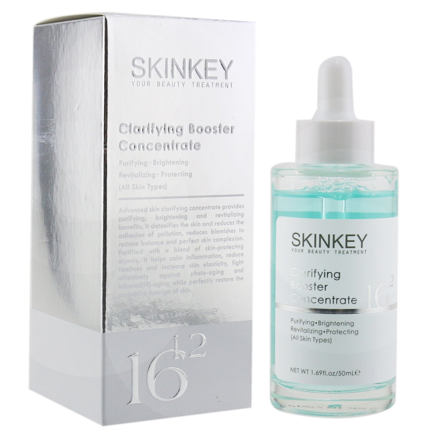 SKINKEY - 護理系列淨化淨白補水精華（所有皮膚型別）-淨化，提亮，活化和保護肌膚