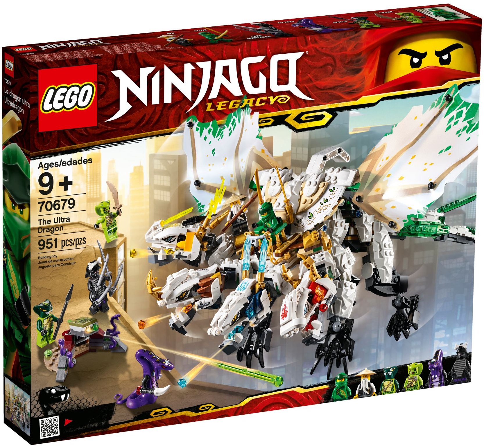 ☆勳寶玩具舖【現貨】LEGO 樂高 忍者系列 70679 The Ultra Dragon