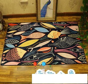 兒童地毯長方形爬行墊臥室滿鋪榻榻米床邊毯房間地毯