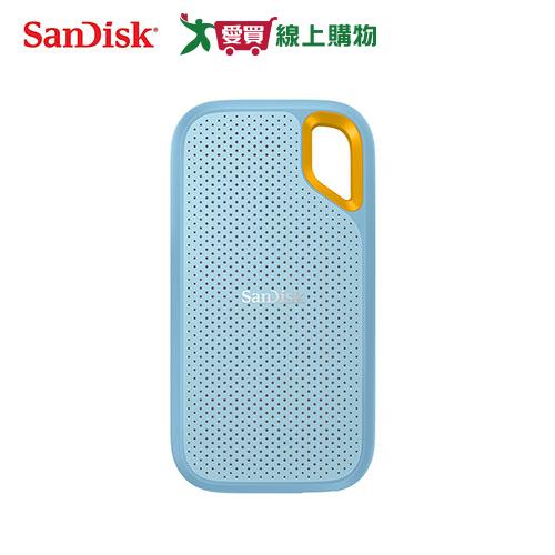 SanDisk E61 2TB 行動固態硬碟-天藍【愛買】