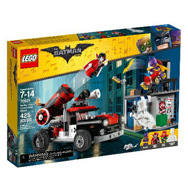 【LEGO 樂高積木】樂高蝙蝠俠電影系列 - Harley Quinn Cannonball Attack LT-70921