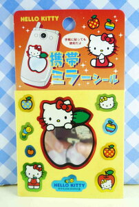 【震撼精品百貨】Hello Kitty 凱蒂貓 KITTY貼紙-蘋果 震撼日式精品百貨
