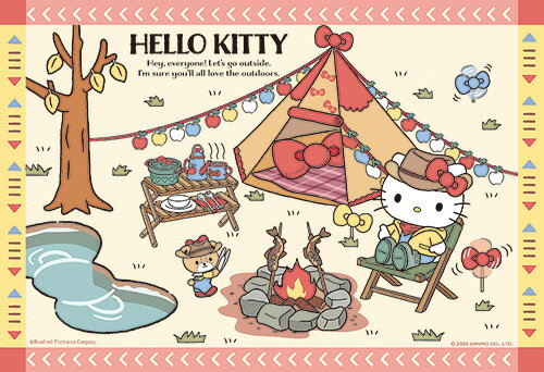 【拼圖貓】百耘圖 - Hello Kitty【露營系列】紮營烤魚拼圖300片 HP0300S-281