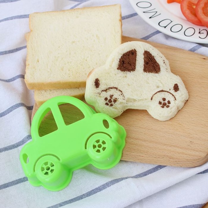 [Hare.D]小汽車三明治模具 DIY 汽車 造型 口袋麵包 三明治壓模器 吐司模具 壓邊器 製作器 0