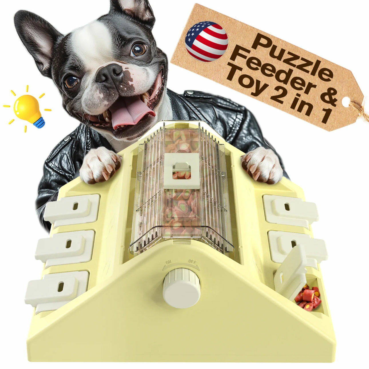 【KADTC】轉轉智趣盤 多功能 益智訓練 寵物慢食 寵物訓練 腦力開發 舒緩焦慮 益智玩具