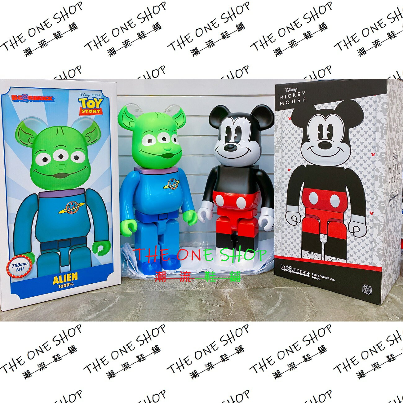 BE@RBRICK Alien TOY STORY Mickey Mouse 米奇米老鼠三眼怪熊 