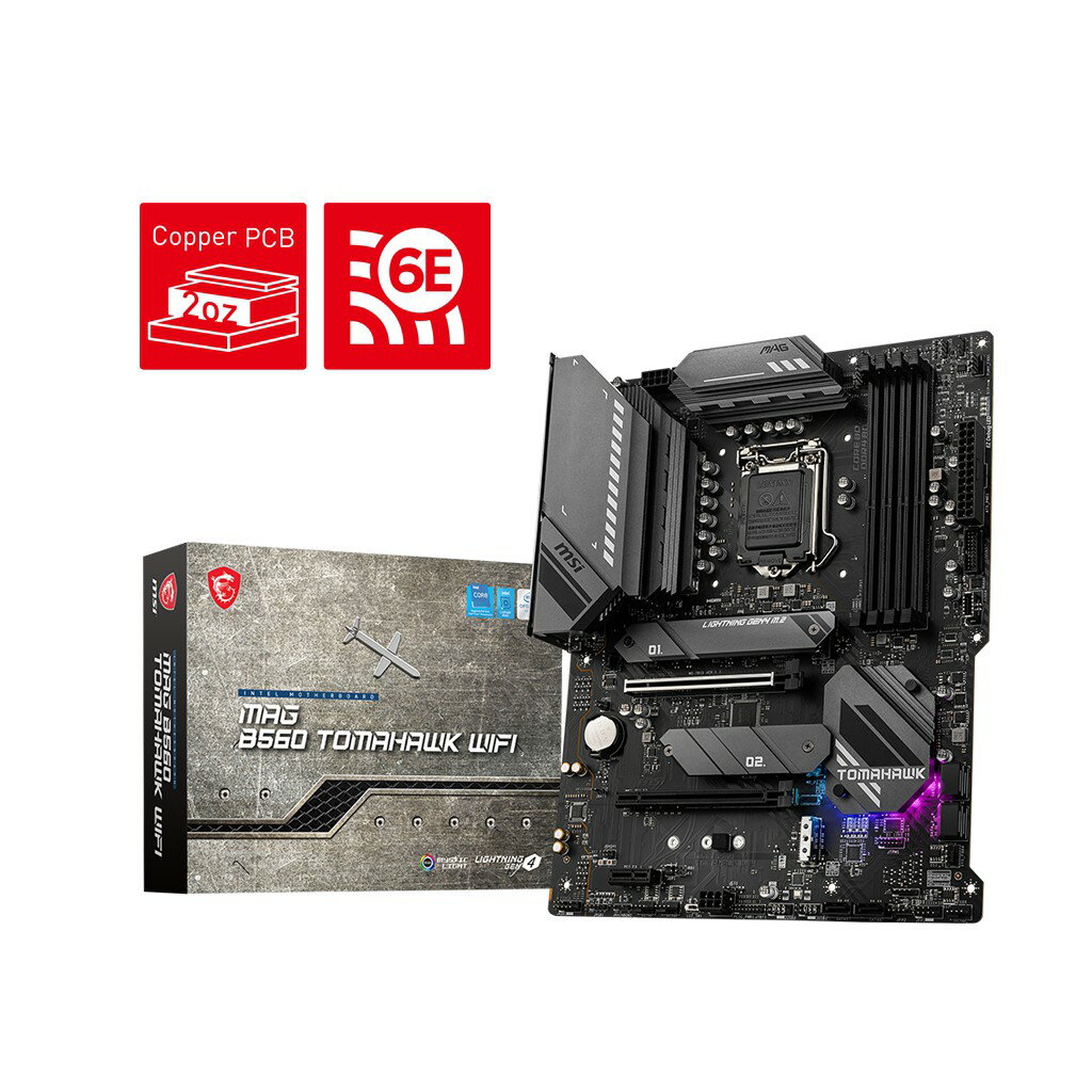 【現貨】全新公司貨 微星MSI MAG B560 TOMAHAWK WIFI 主機板 可搭INTEL I5-10400F