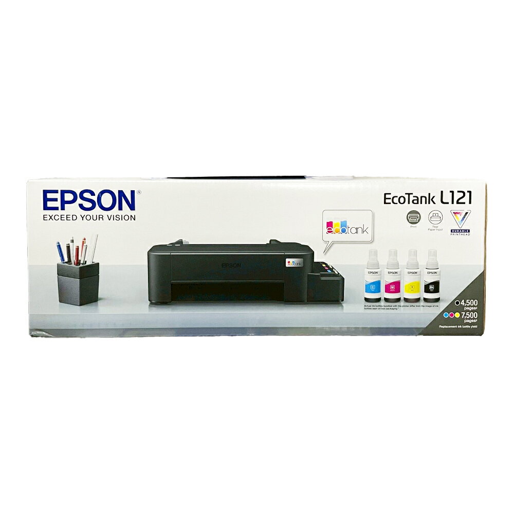EPSON L121 單功能印表機 全新品《原廠連續供墨 》｜領券最高折$220