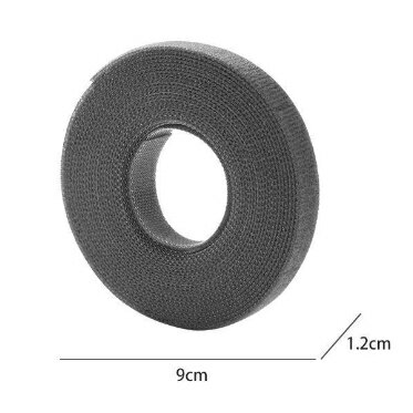 ✨台灣現貨📦 家用點斷式魔術貼 可剪裁理線器 數據線理線帶 電源線固定整理帶5M #丹丹悅生活 3