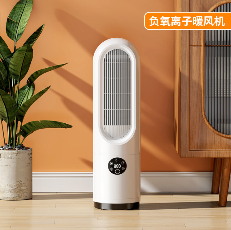 110v電暖器 遙控暖風機 取暖器 家用臺式智慧取暖器 靜音速熱電暖器 臥室小型熱風機