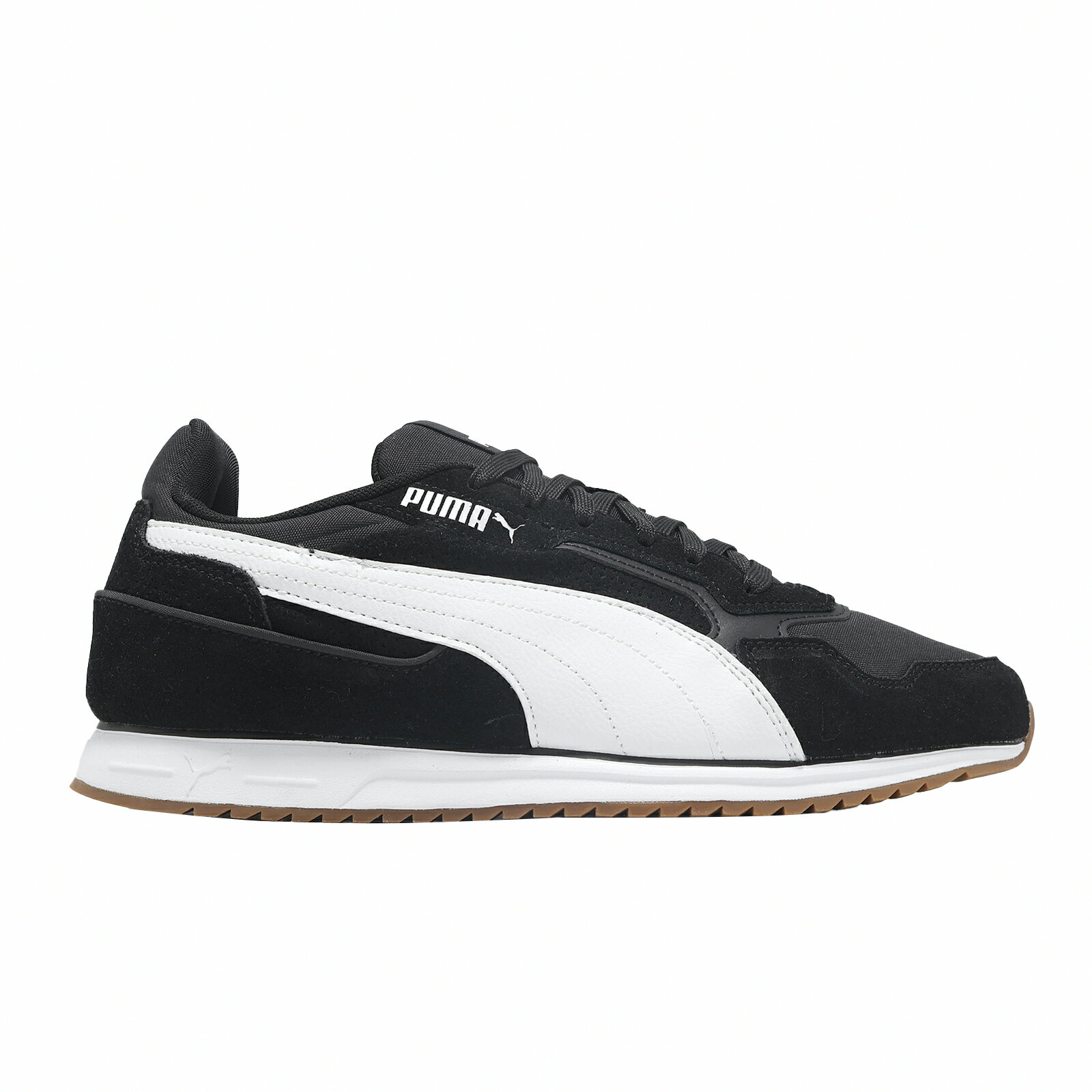 Puma 休閒鞋 Softride ST Miler SD 男鞋 女鞋 黑 白 麂皮 復古 402667-01 4