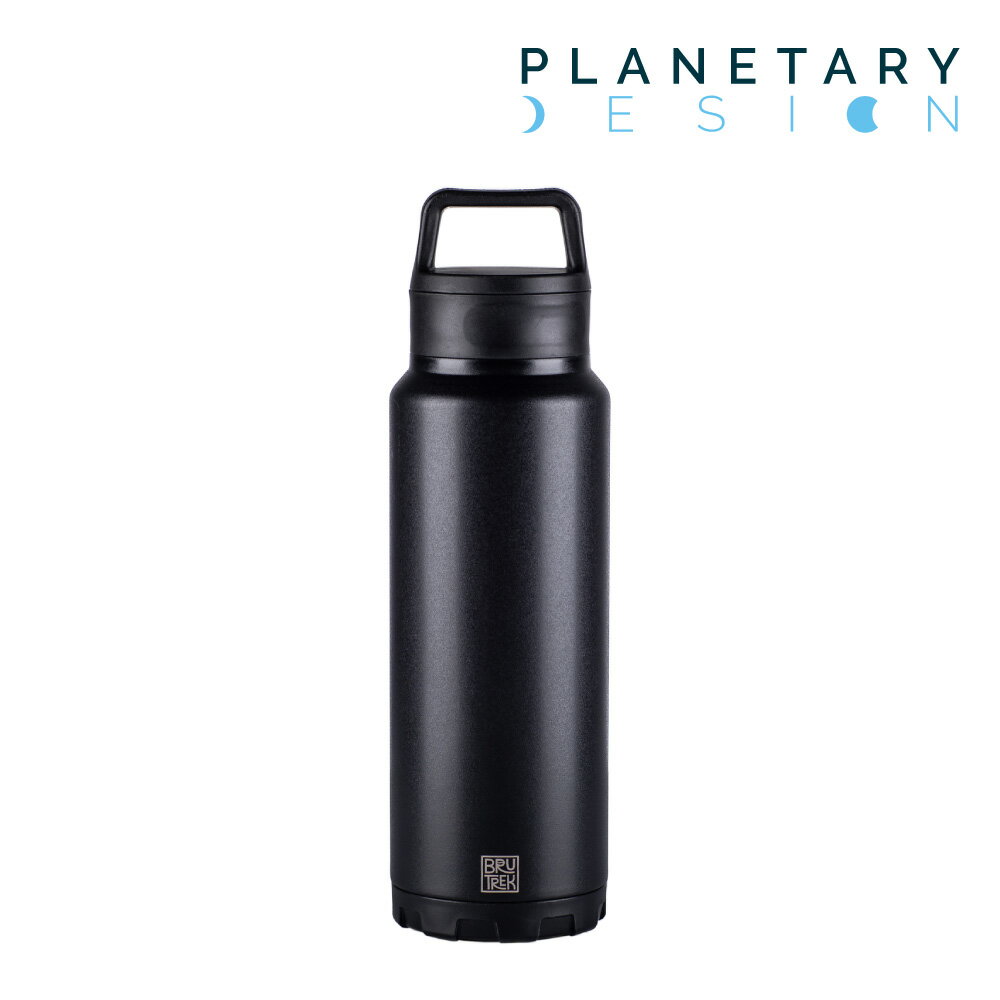 Planetary Design 雙蓋真空保溫瓶 BruTrekker Bottle GR1732 (32oz)【Obsidian 黑曜石】