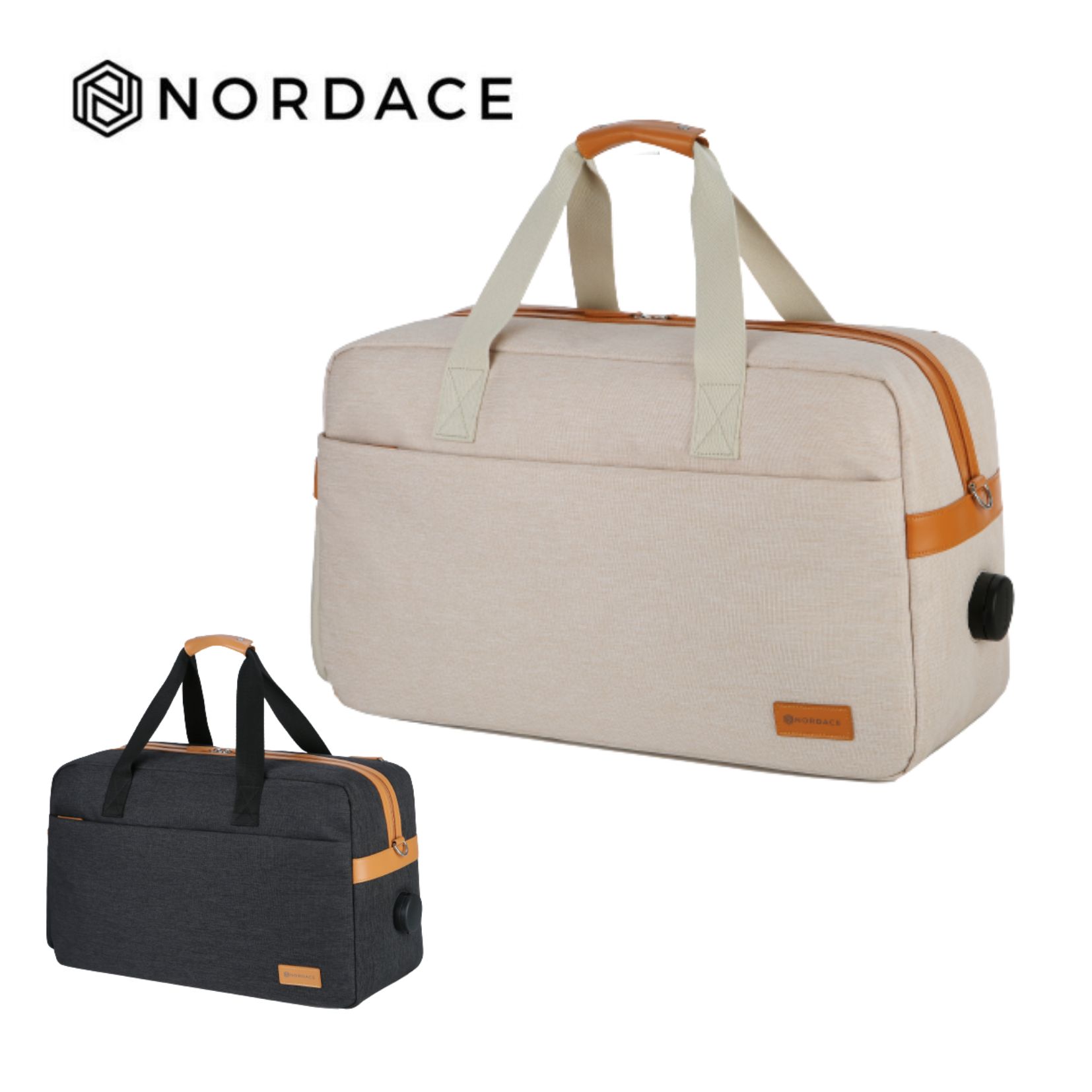 Nordace Siena 行李袋旅行包 手提 運動包 健身袋 運動健身包 大容量運動包 行李包 健身包 旅行袋 行李袋 -雙色可選 米色