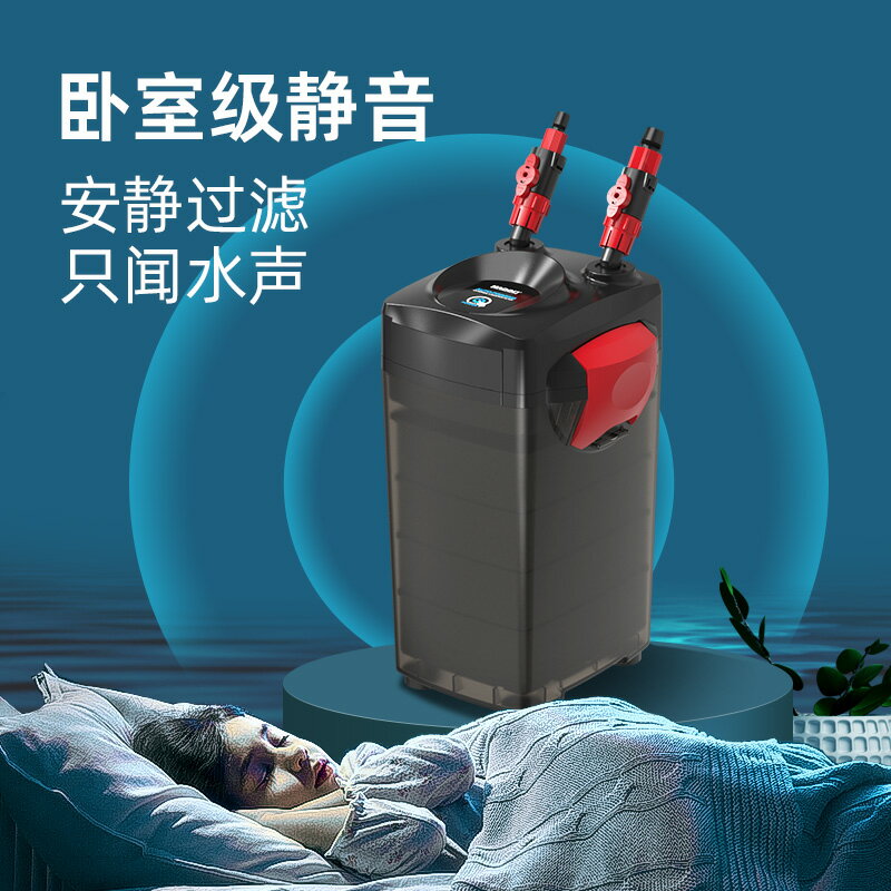 吸汙機 水池過濾器 淨水器 水循環器 喜高過濾桶魚缸外置過濾器 三合一靜音凈水循環濾泵草缸養魚池濾筒 全館免運