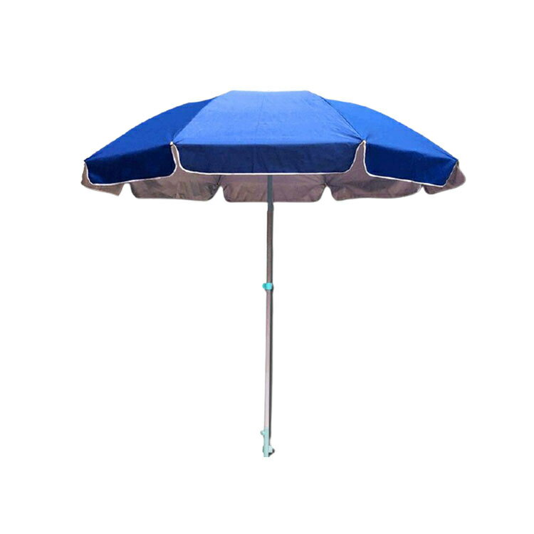 【現貨】沙灘傘 擺攤傘 防水抗UV遮陽太陽傘48吋2.4米 雨傘 釣魚傘 遮陽傘 休閒傘 興雲網購 1