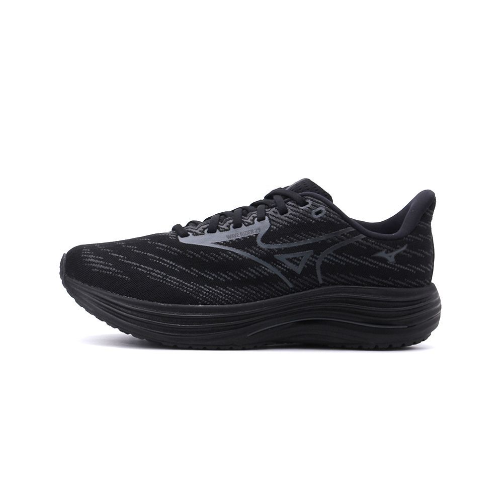 MIZUNO WAVE RIDER 29 運動慢跑鞋 全黑 J1GC256503 男鞋