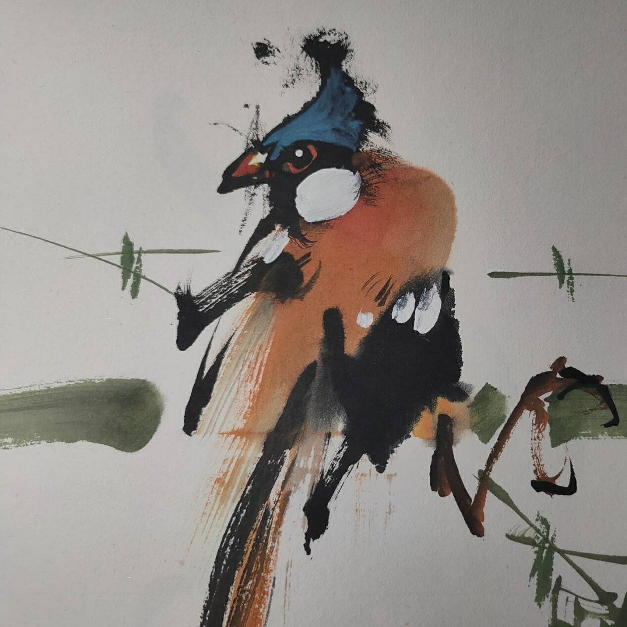 國畫-花鳥 (33.5cm*33.5cm )
