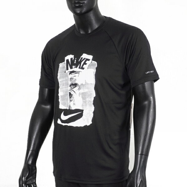 Nike Ripped [NESSD655-001] 男 短袖 上衣 T恤 運動 慢跑 防曬衣 抗UV 速乾 透氣 黑