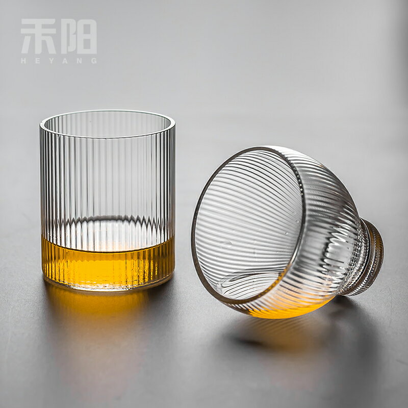 禾陽玻璃杯加厚耐熱家用大號水杯茶杯花茶杯耐高溫防爆高硼硅玻璃