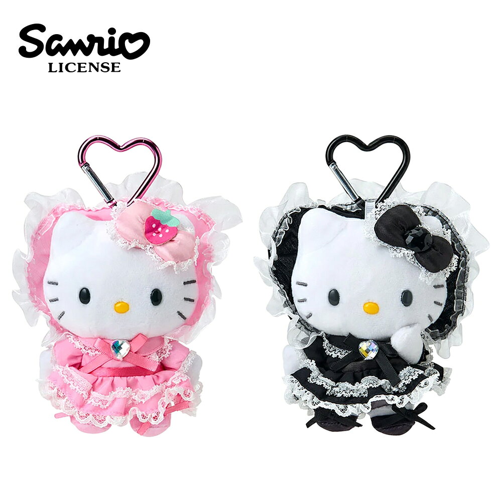 【日本正版】凱蒂貓 蘿莉塔系列 玩偶吊飾 吊飾 娃娃 絨毛玩偶 Hello Kitty 三麗鷗 Sanrio