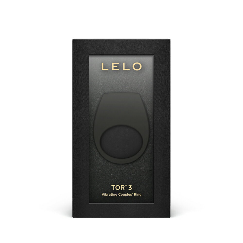 瑞典LELO TOR™ 3 智能 App 雙人陰莖震動環-黑