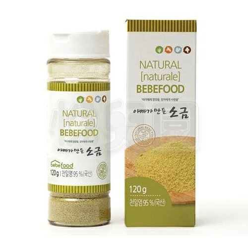 韓國 bebefood 寶寶福德 天然海鹽120g【悅兒園婦幼生活館】