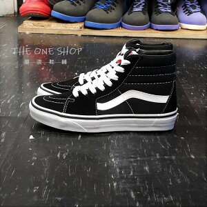 TheOneShop VANS Sk8-Hi Black/Black/White 黑色 黑白 高筒 麂皮 帆布 基本款 滑板鞋 VN000D5IB8C