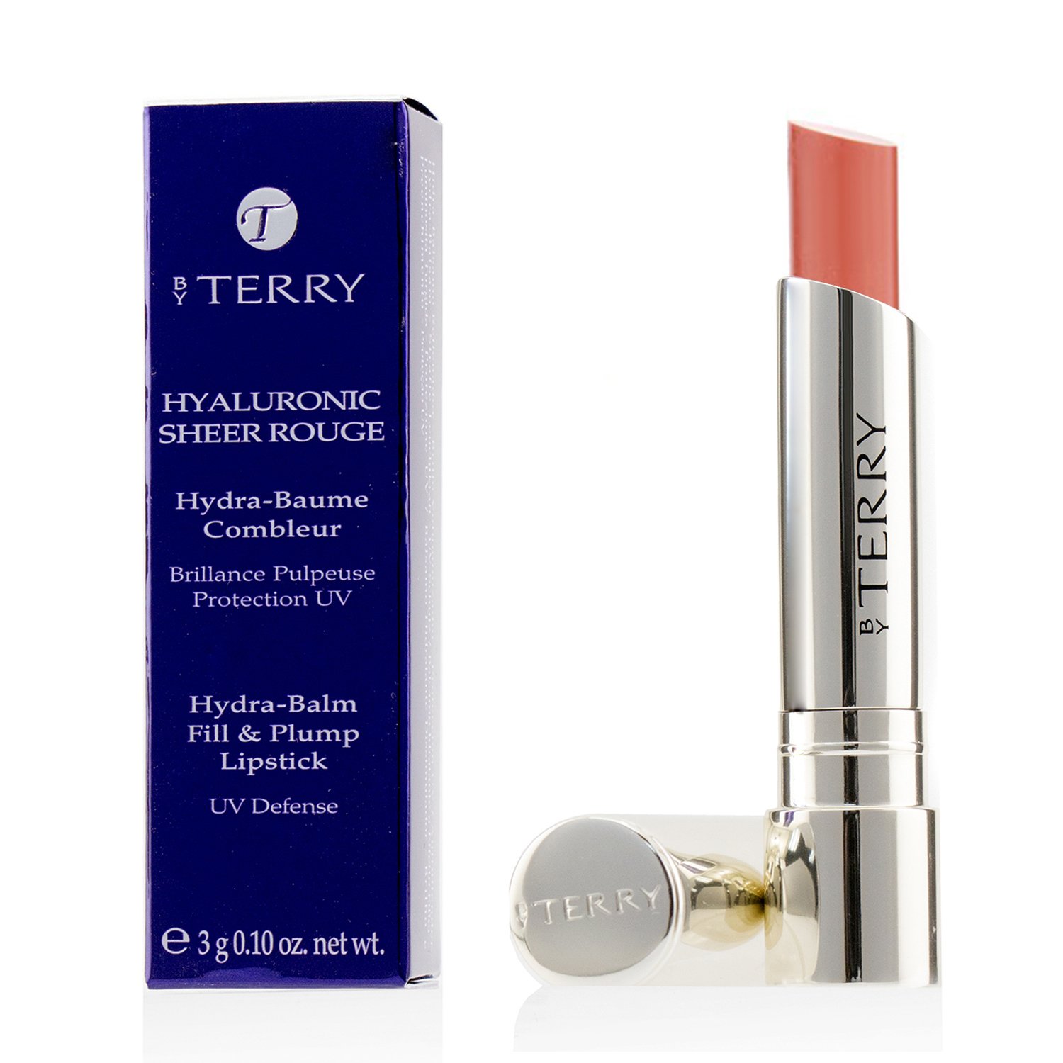 By Terry - 光透水潤唇膏 (UV防護) Hyaluronic Sheer Rouge Hydra Balm Fill & Plump Lipstick (UV Defense)