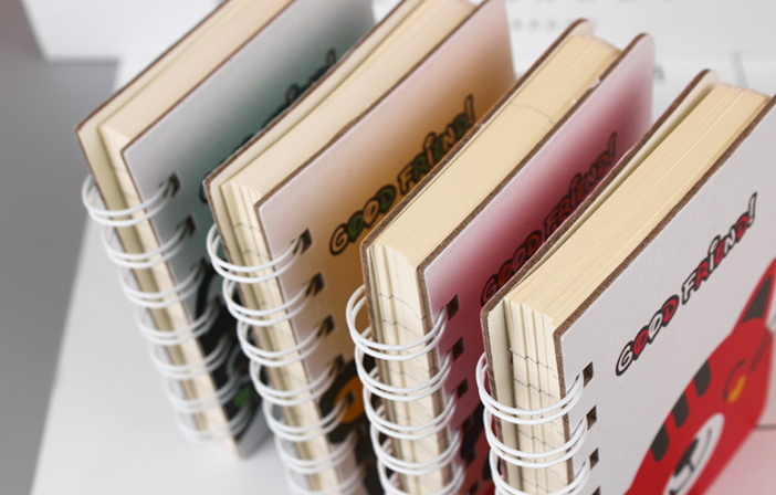 卡通筆記本 文具 禮物 記事本 新款線圈筆記本 活頁記事本 4