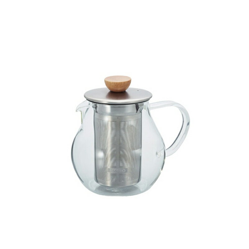 《HARIO》極簡花茶壺 450ml/700ml(TPC-45HSV / TPC-70HSV) 濾網茶壺 泡茶壺