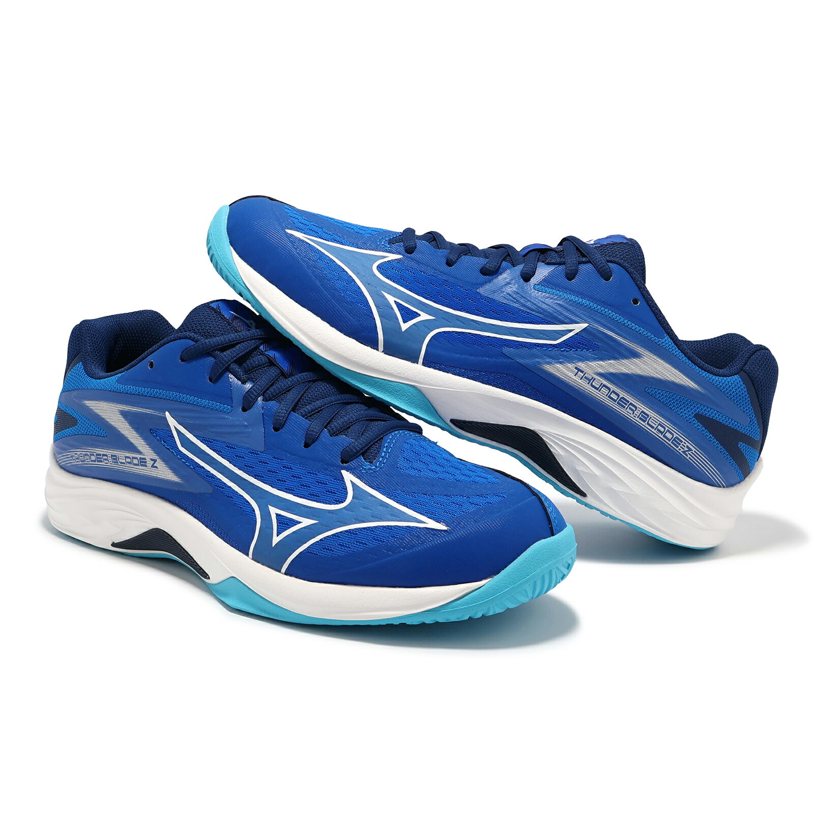Mizuno 排球鞋 Thunder Blade Z 男鞋 藍白 入門款 室內運動 羽排鞋 美津濃 V1GA2370-01 5 Mizuno 排球鞋 Thunder Blade Z 男鞋 藍白 入門款 室內運動 羽排鞋 美津濃 V1GA2370-01 5