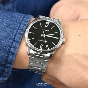 CASIO手錶 極簡數字黑色鋼錶【NECE1】