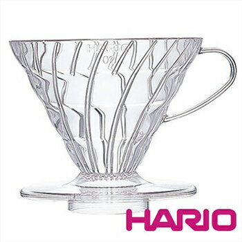 金時代書香咖啡 HARIO V60透明02樹脂濾杯 1~4杯 VD-02T