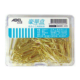 ABEL力大牌 601 28mm金色迴紋針 約90入/盒