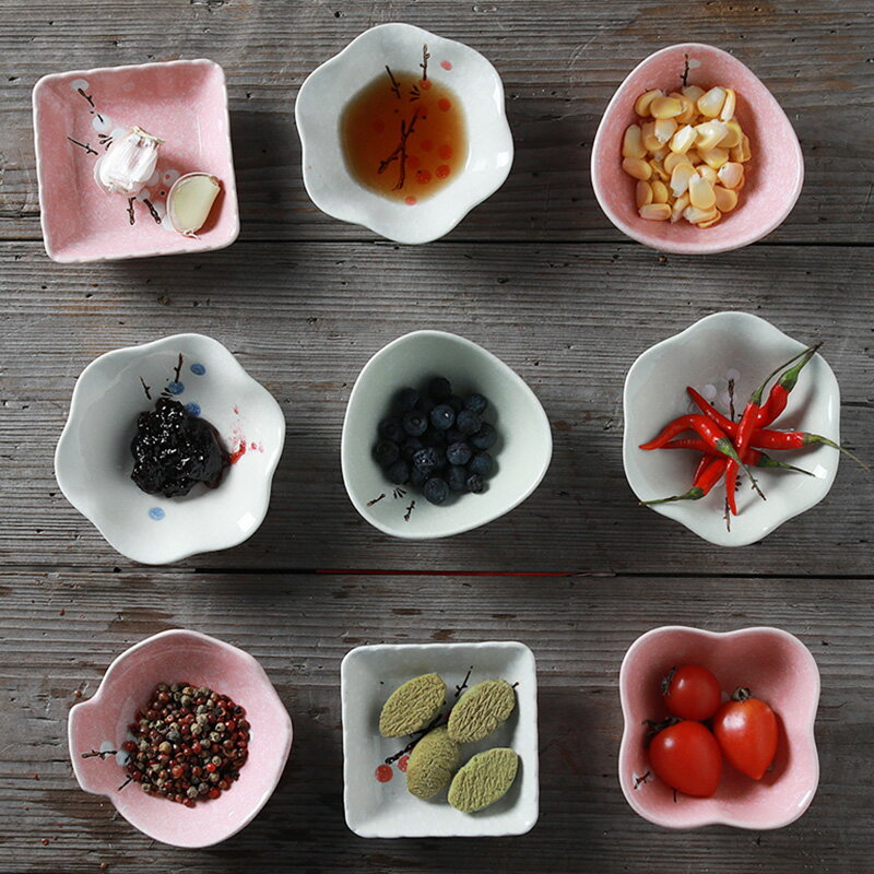 陶瓷小碟子家用調味碟創意個性蘸料醬油碟咸菜碟日料餐具小吃盤子