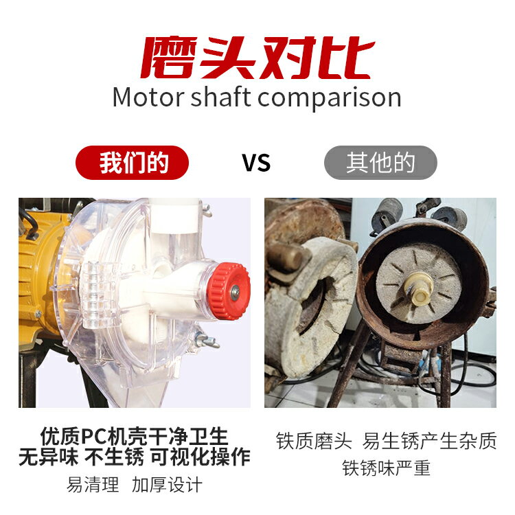 家用豆漿機磨漿機石磨商用電動打漿機五穀雜糧磨粉機烤餅豆腐機