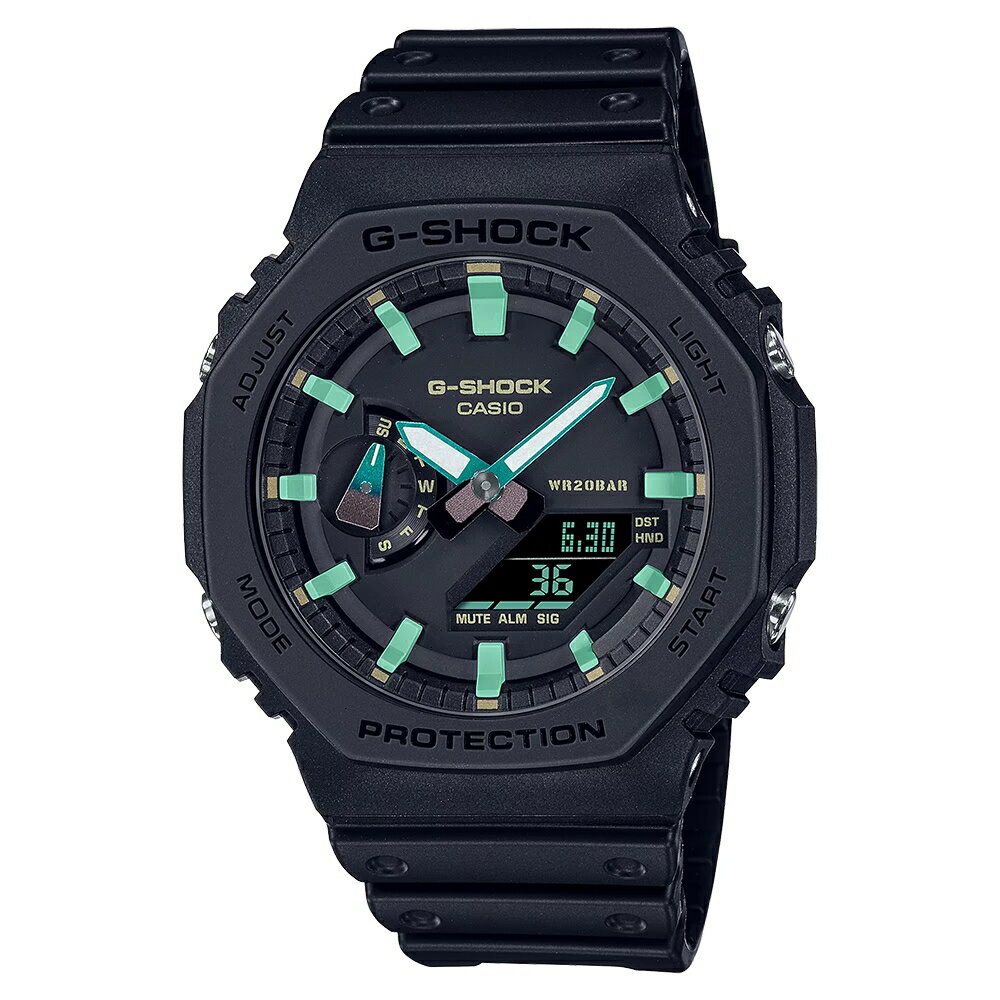 送禮首選★CASIO G-SHOCK 角衝力腕錶/GA-2100RC-1A 附提袋【全館滿額折價★APP下單點數4倍送】線上購買享 實體門市同步服務